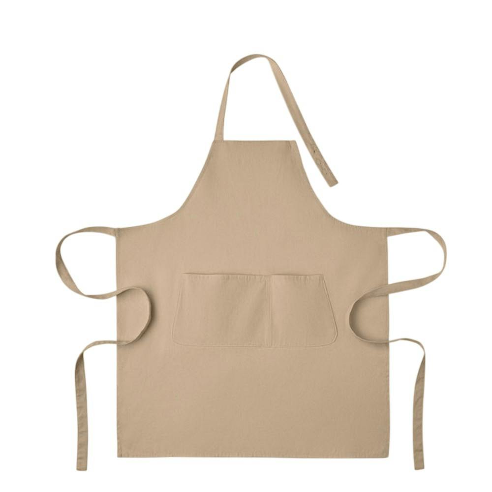 Rackhams Gamma Organic Cotton Bib Apron - Rope - One Size - Rope - 100% Mixed