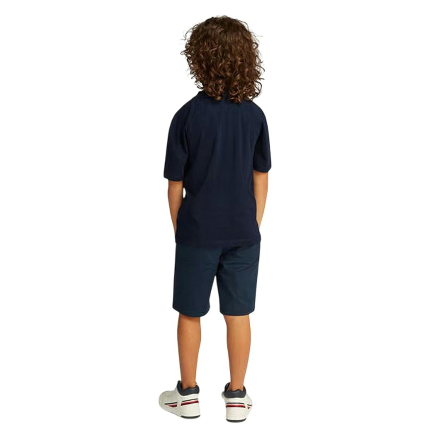 Tommy Hilfiger Light Childrens/Kids Varsity Logo Regular T-Shirt - Navy Night - 14 Years - Navy Night - 100% Cotton