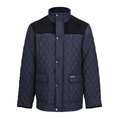 Coolandnew Men's Black Champion Lewis Fleece Lined Jacket - Navy - Xxl