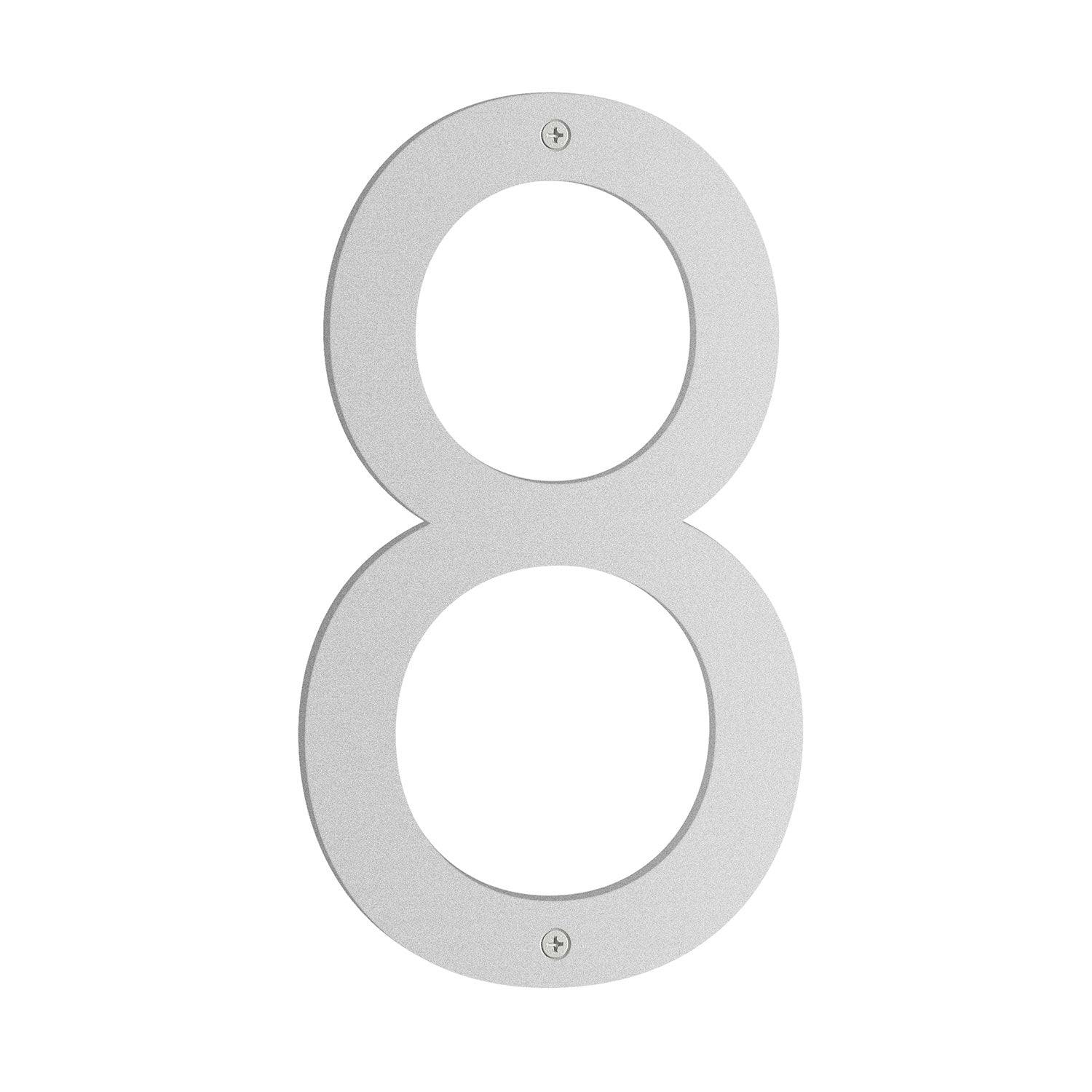 Rackhams Grey House Number 8 In Matt Nordic Series, Height 230 Mm.