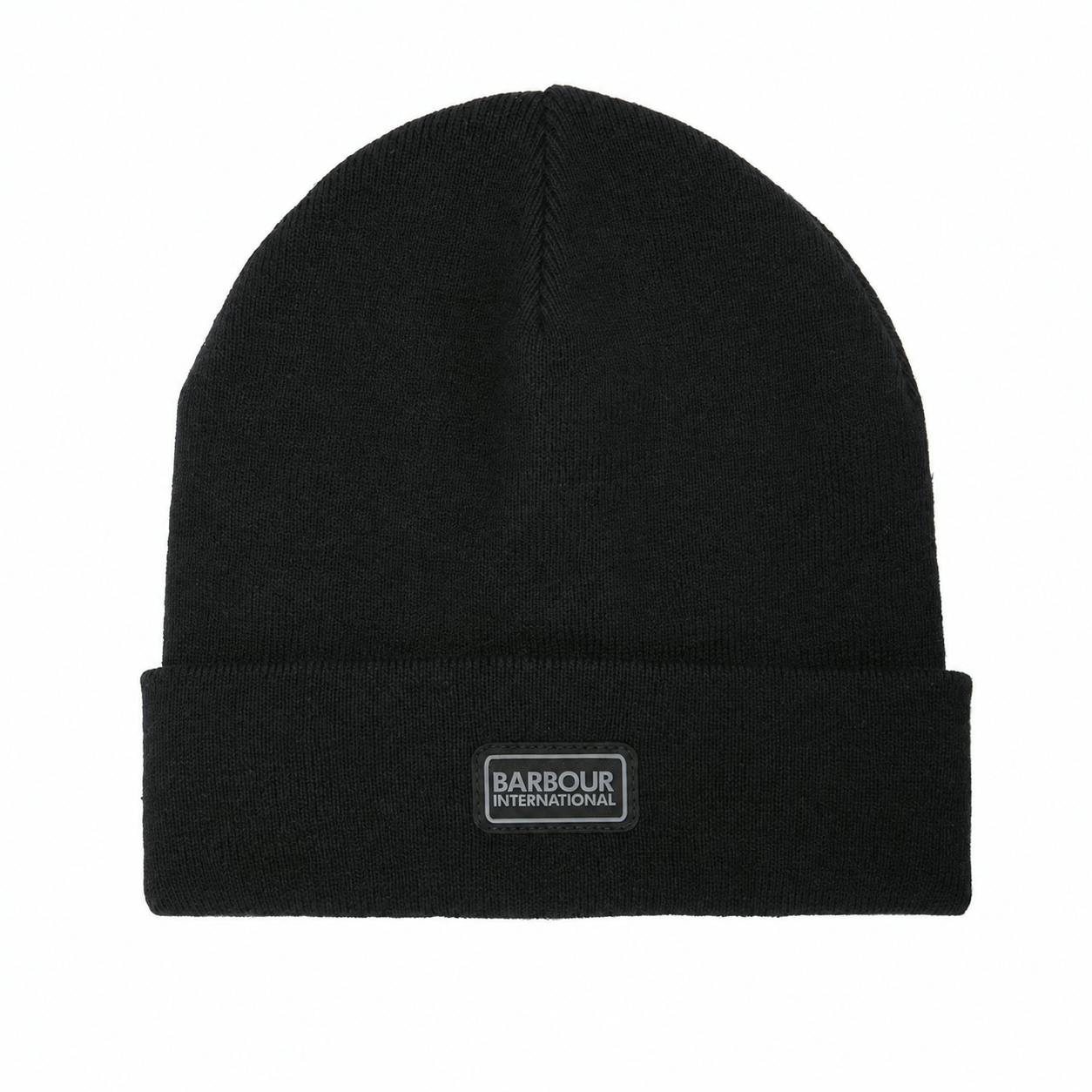 Barbour International Men's Sensor Knit Beanie - Black/Gunmetal - Image 3