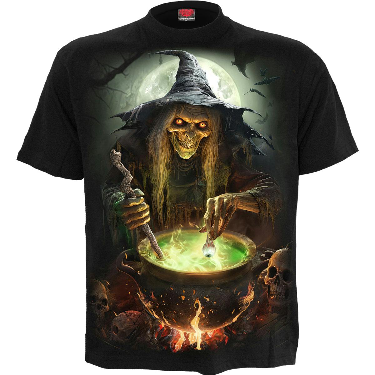 Spiral Direct Black Witch's Brew - T-Shirt - 4XL - Digital
