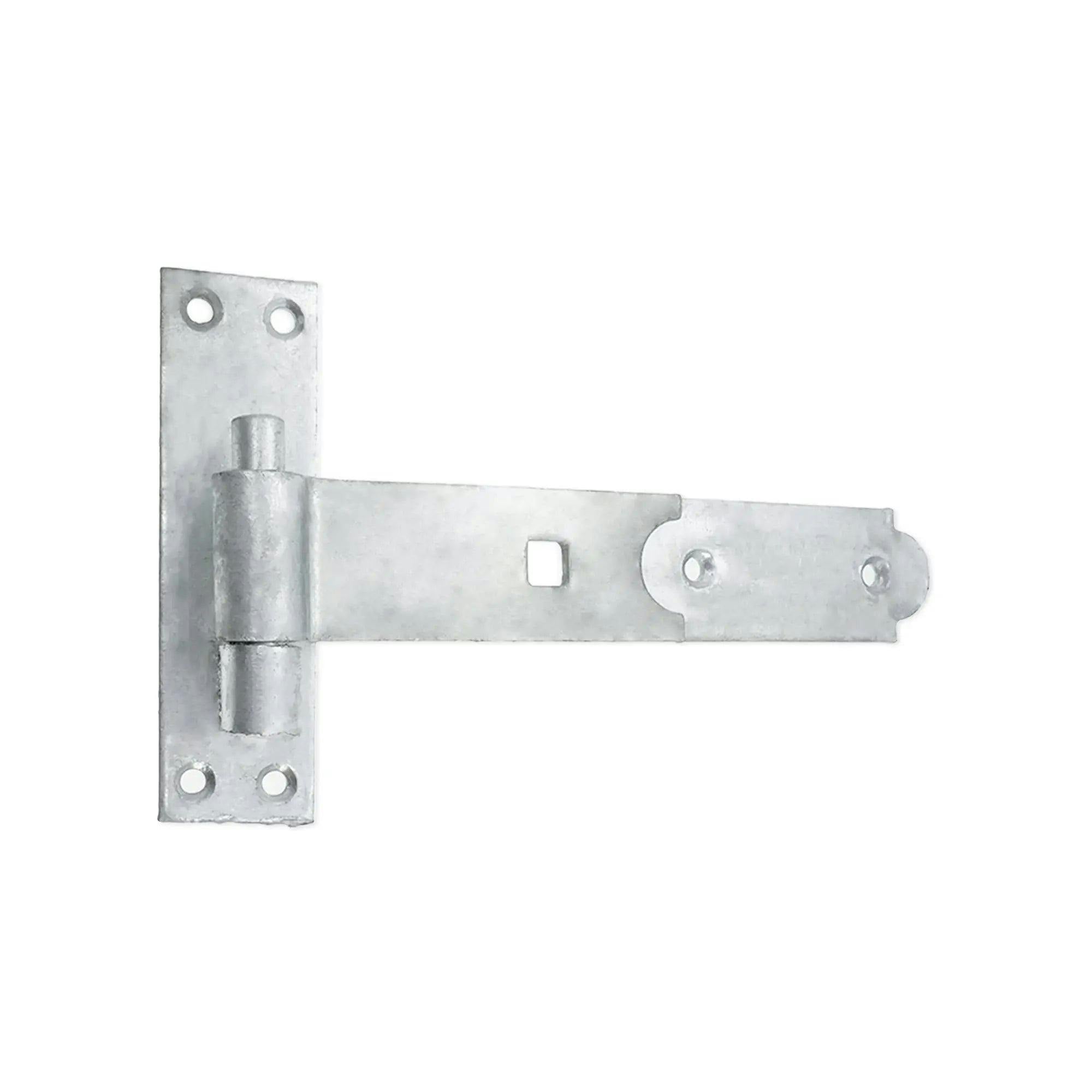 Rackhams Hook And Band Hinge - Straight - Galvanised - 200Mm