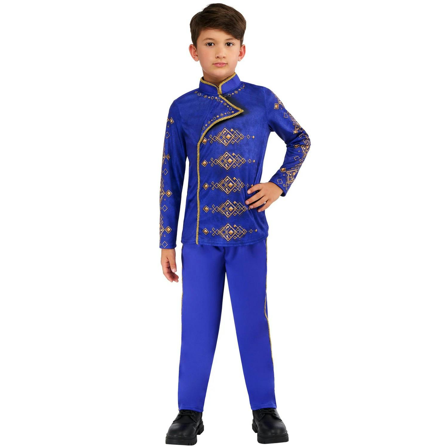 Bristol Novelty Dark/Blue Kids Dashing Prince Costume Set - 9-10 Years