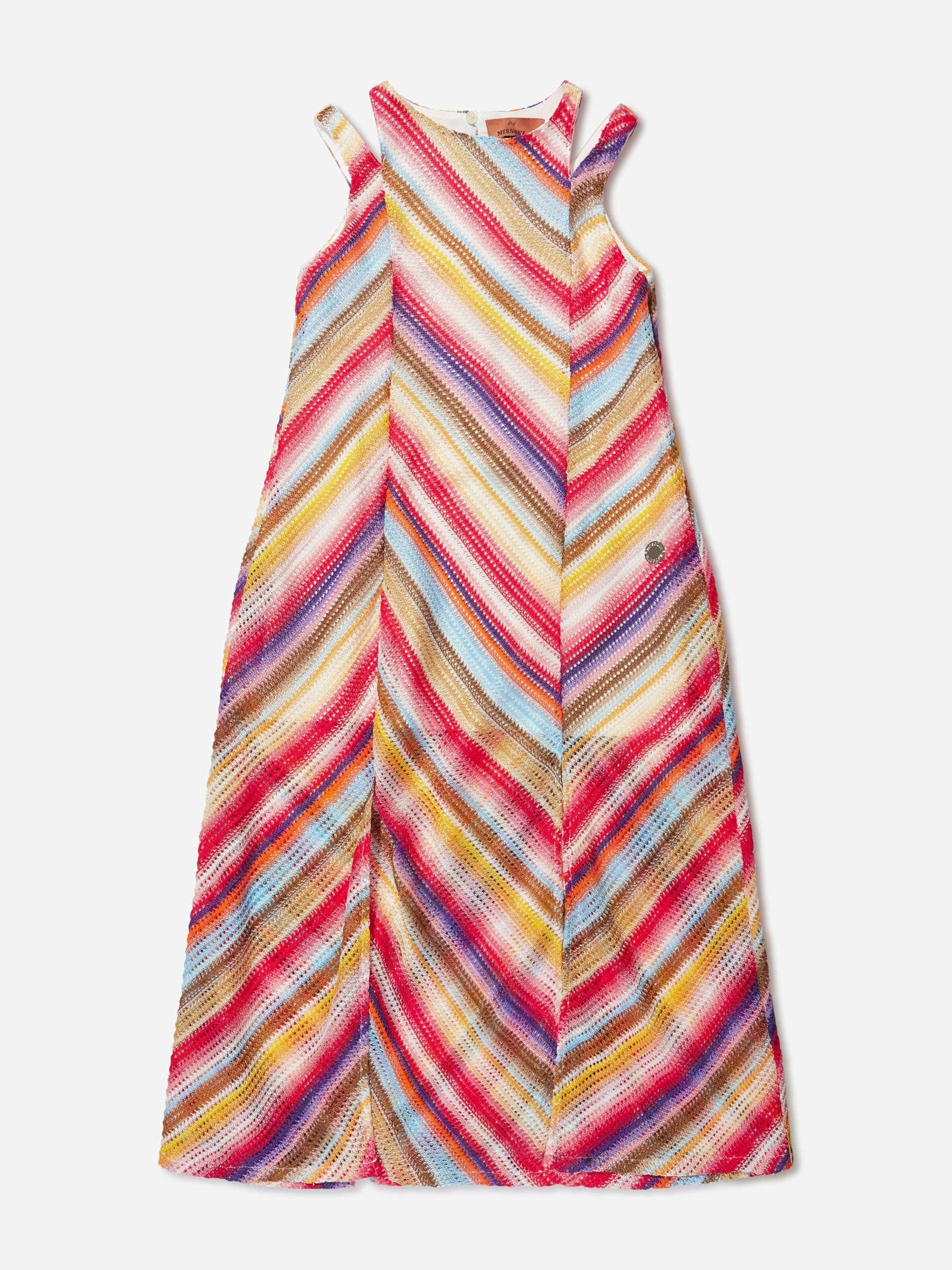 Missoni Girls Woven Dress In Multicolour - Multicoloured - 10 Yrs