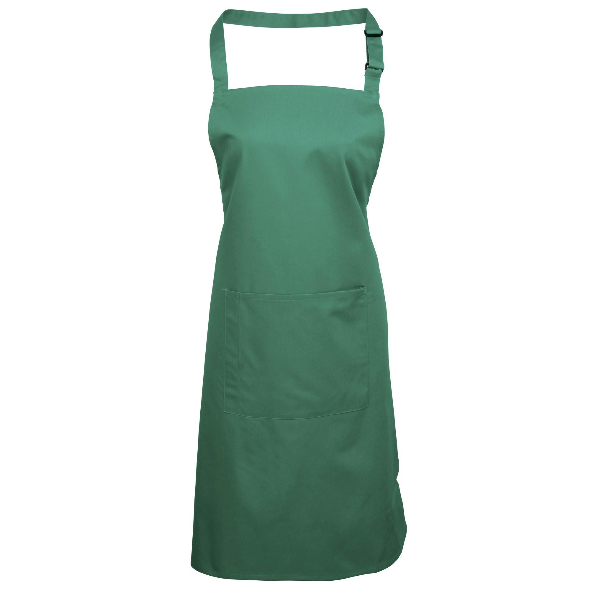 - Premier Ladies/womens Colours Bip Apron With Pocket / Workwear (Pack Of 2) - Image 2