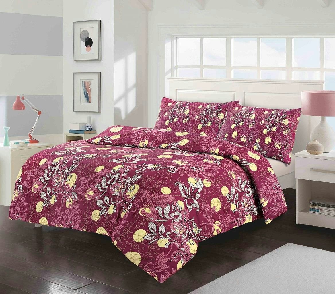 Rackhams Red Amelia Duvet Cover Set Bedding - King