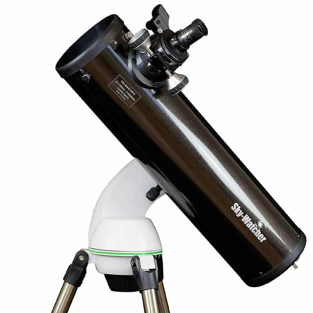 Sky Watcher Light/Red Explorer 130P Reflector Astronomy Telescope With Az-Go2 Mount