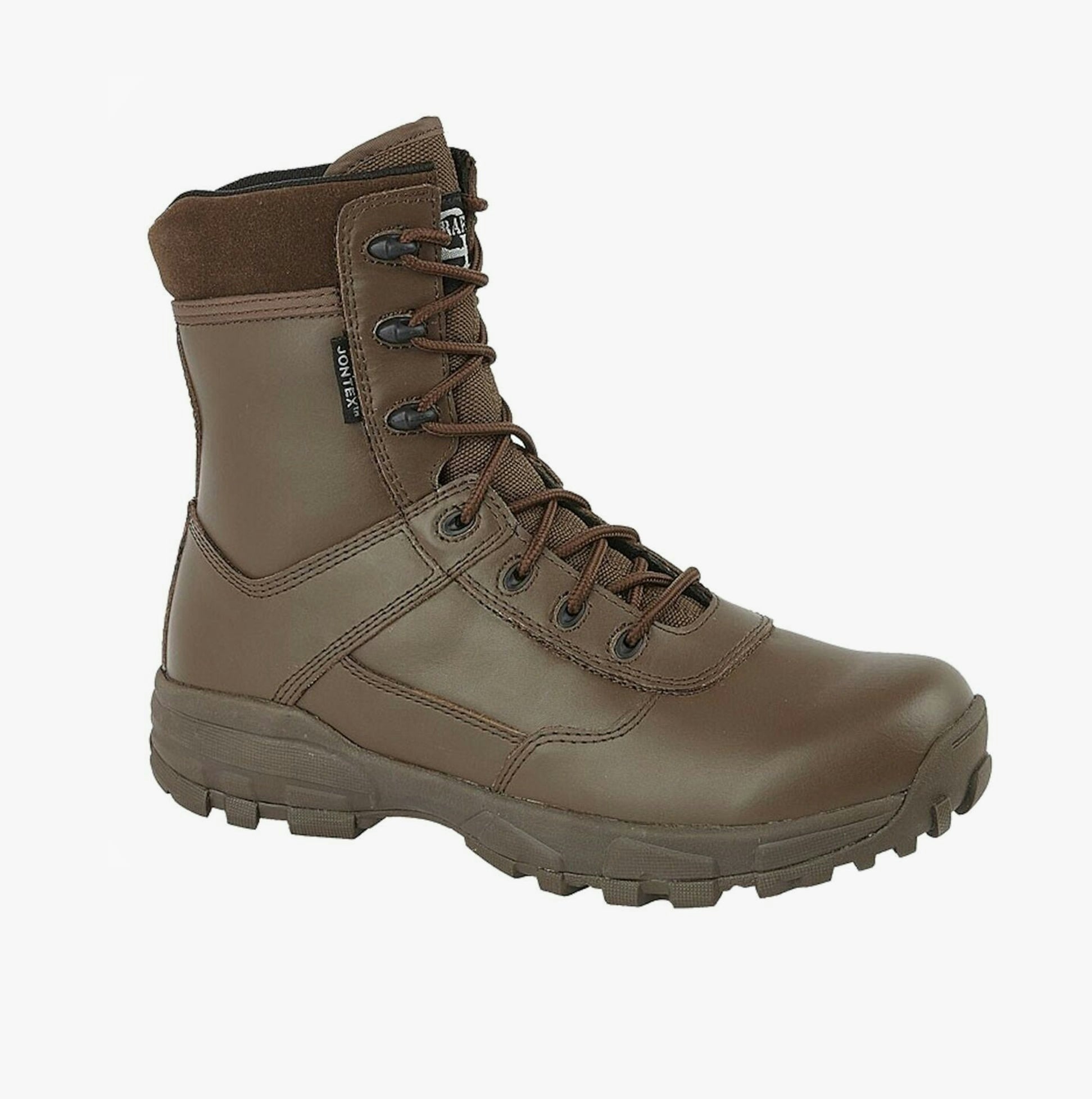 Grafters Unisex Brown Ambush Waterproof Leather Combat Boots - Uk 10