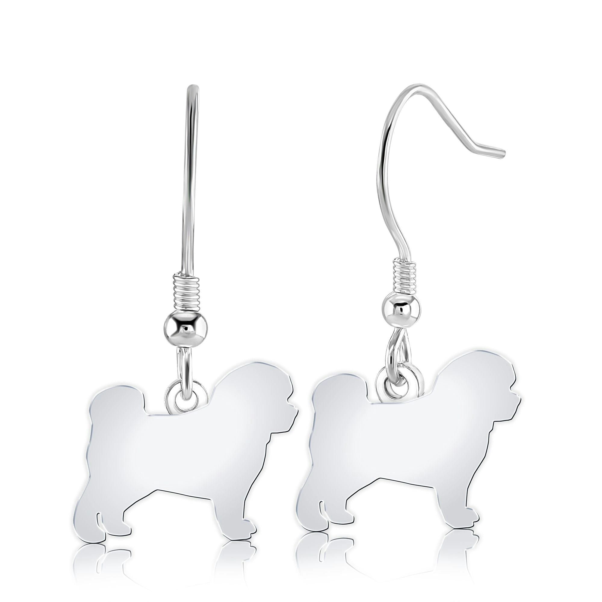 Mylee London Silver Bolognese Silhouette Earrings - No - Hook