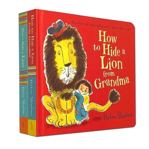 How To Hide a Lion 2 Board Books Children Collection Set By Helen Stephens NEW - Image 5