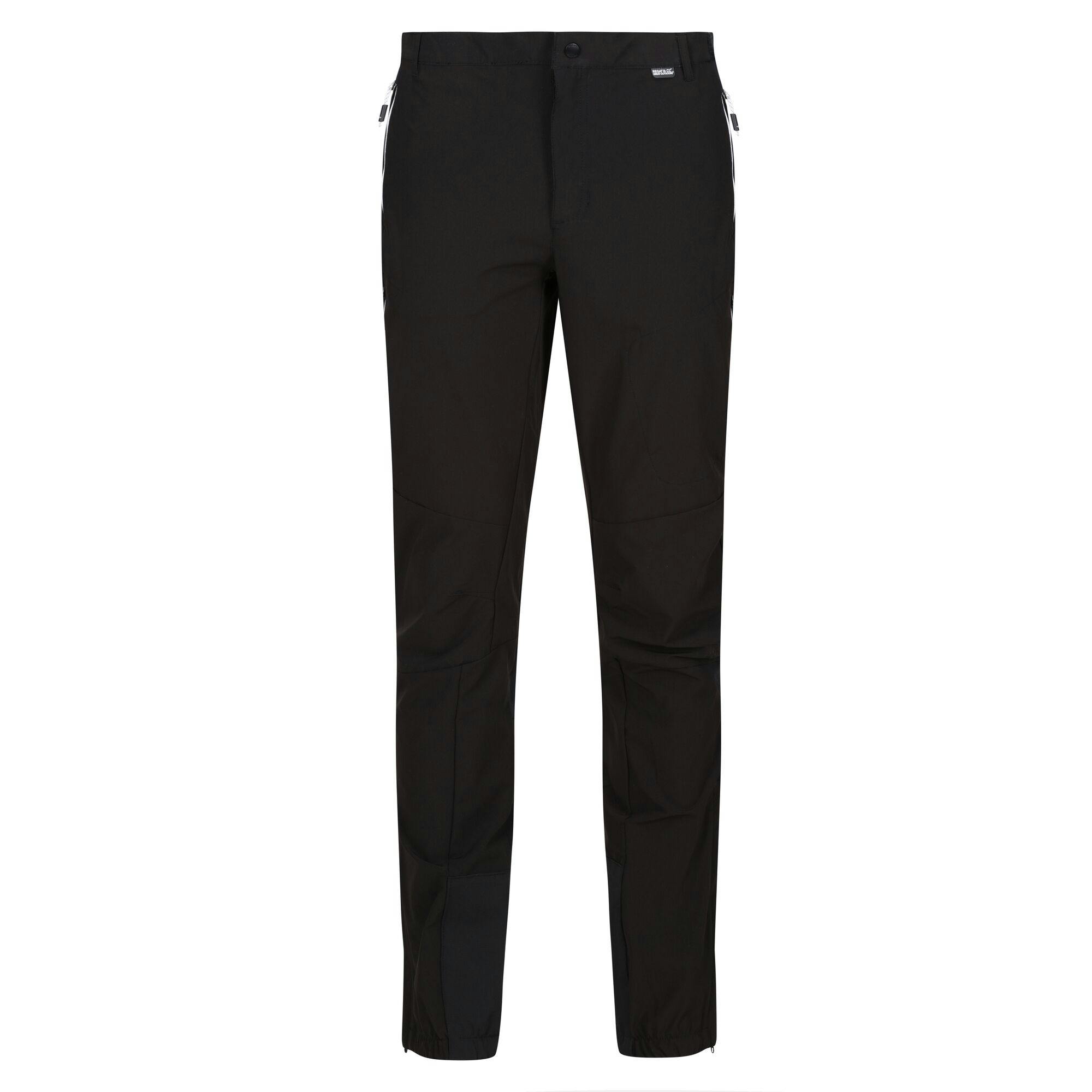 Regatta Men's Black Mountain Iii Hiking Trousers - 38R - 90% Polyamide/10% Elastane
