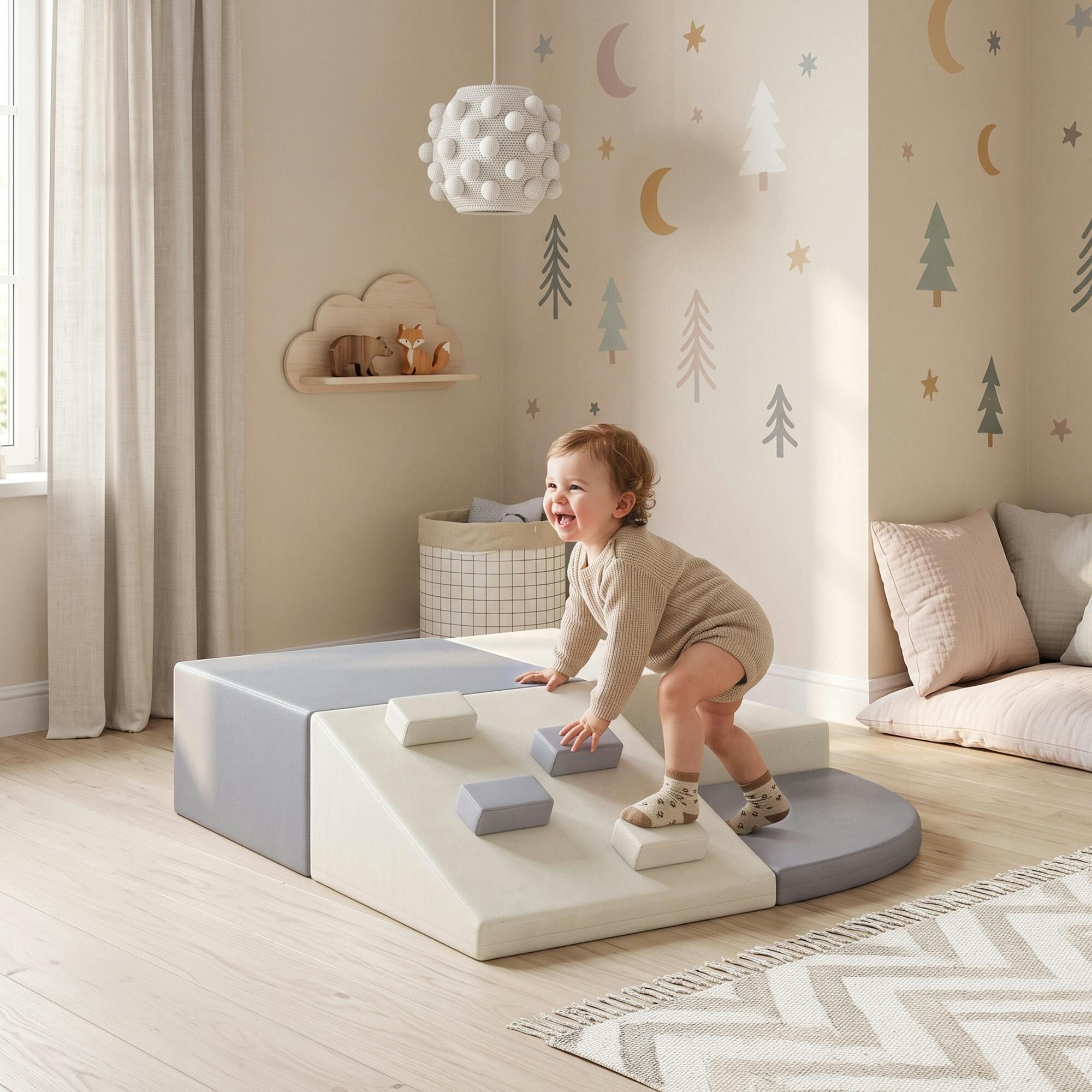 Aiyaplay Soft Play Set, 4 Pcs Climbing Blocks For Toddlers Indoor - Image 5