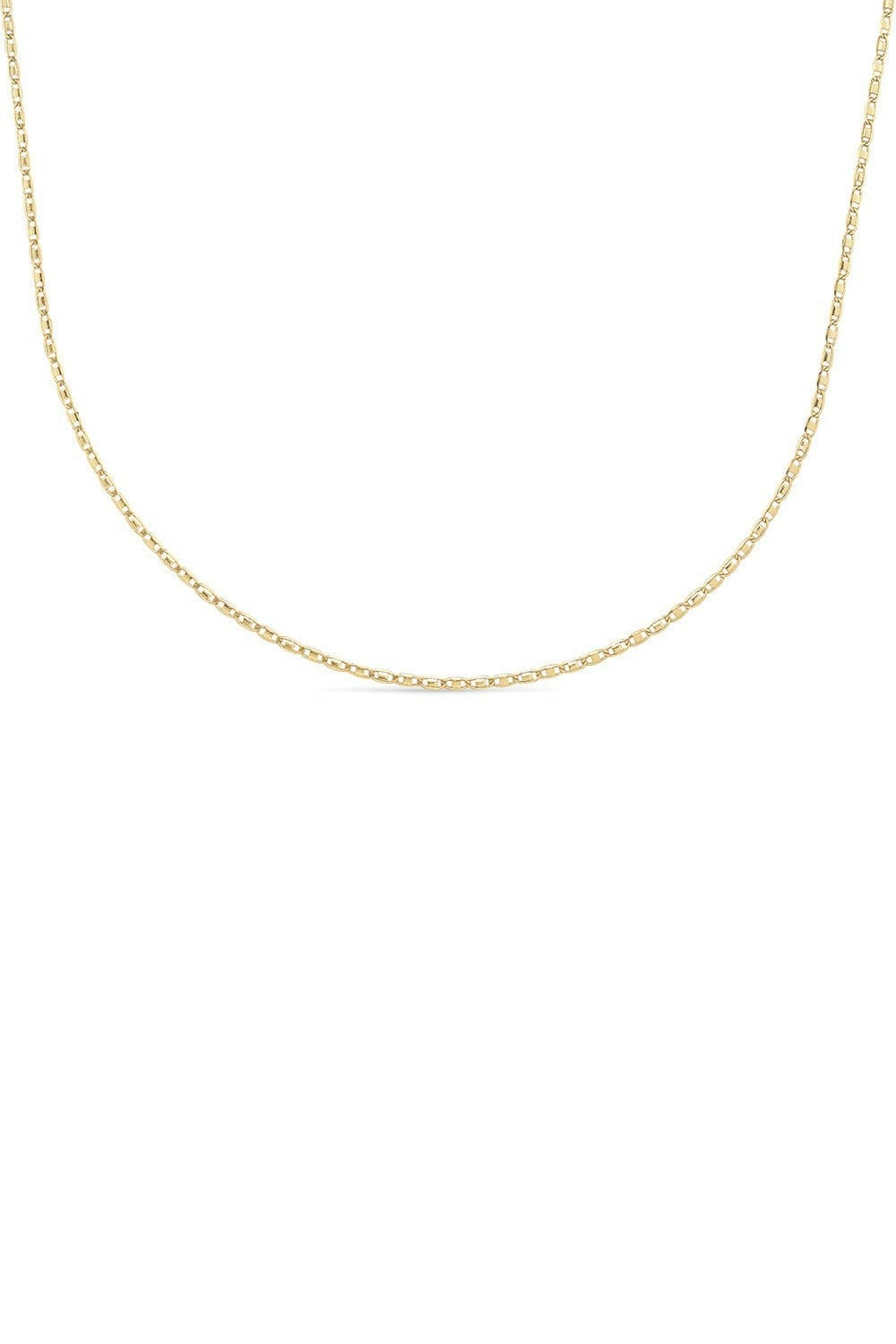 Elk & Bloom Gold Dainty 14K Chain Choker - No Thank You - Standard Length
