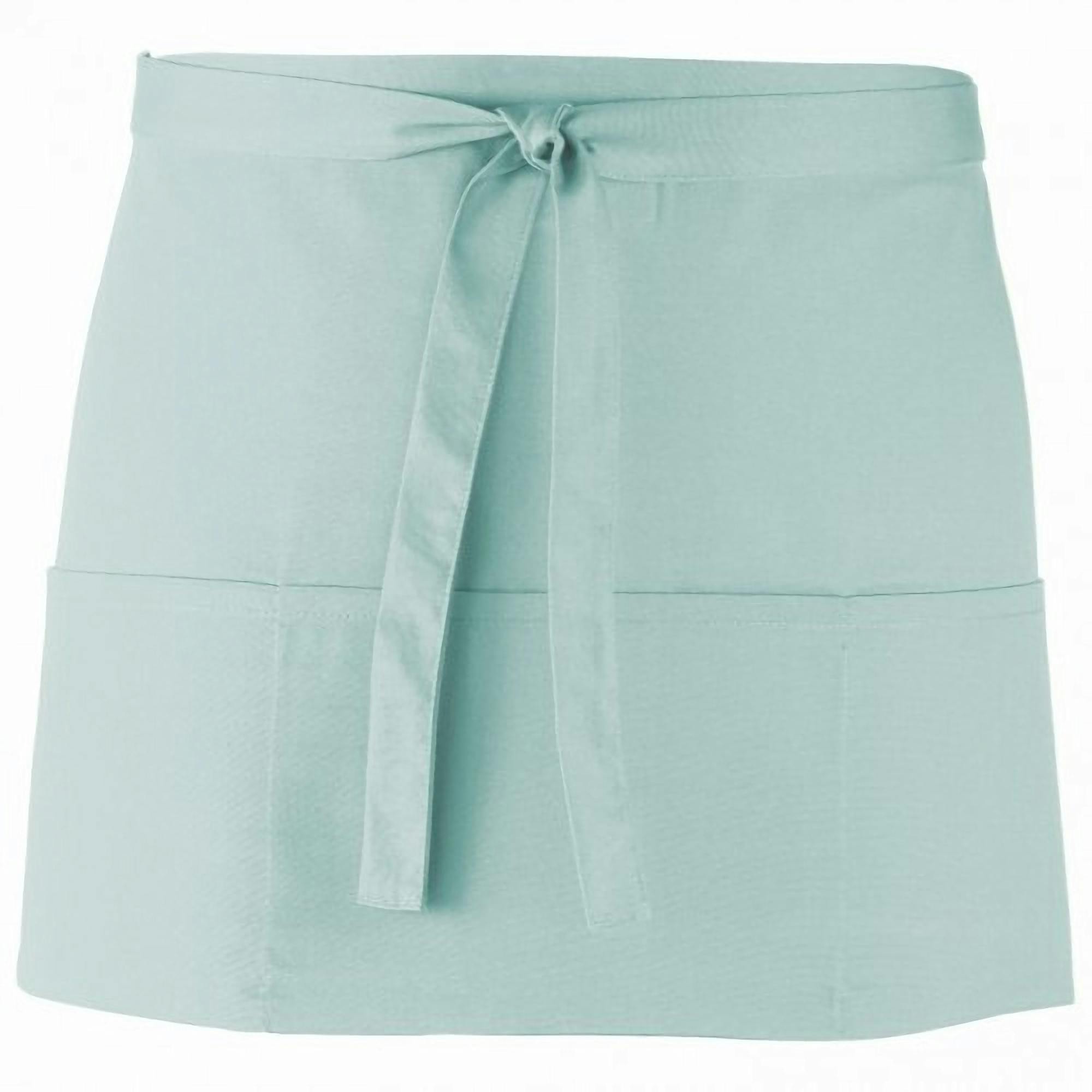 Premier (One Size, Aqua) Ladies/Womens Colours 3 Pocket Apron / Workwear (Pack Of 2) - Image 2