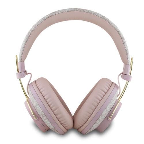 Guess Pink 4G Big Metal Logo Bluetooth On Ear Enc Headphone - Gubhs72p4fc4mp