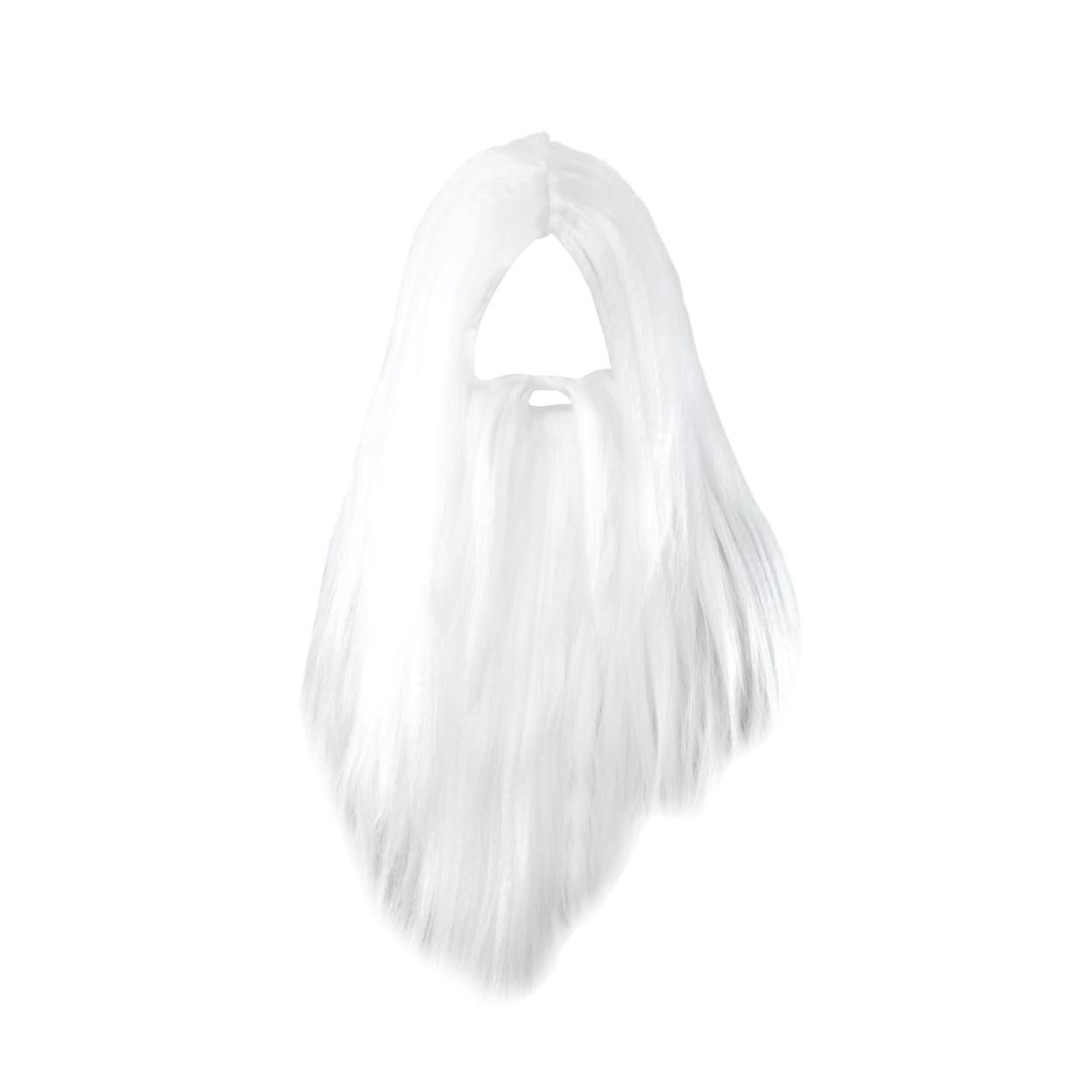 Bristol Novelty Men's Grey Long Wizard Wig And Beard - One Size