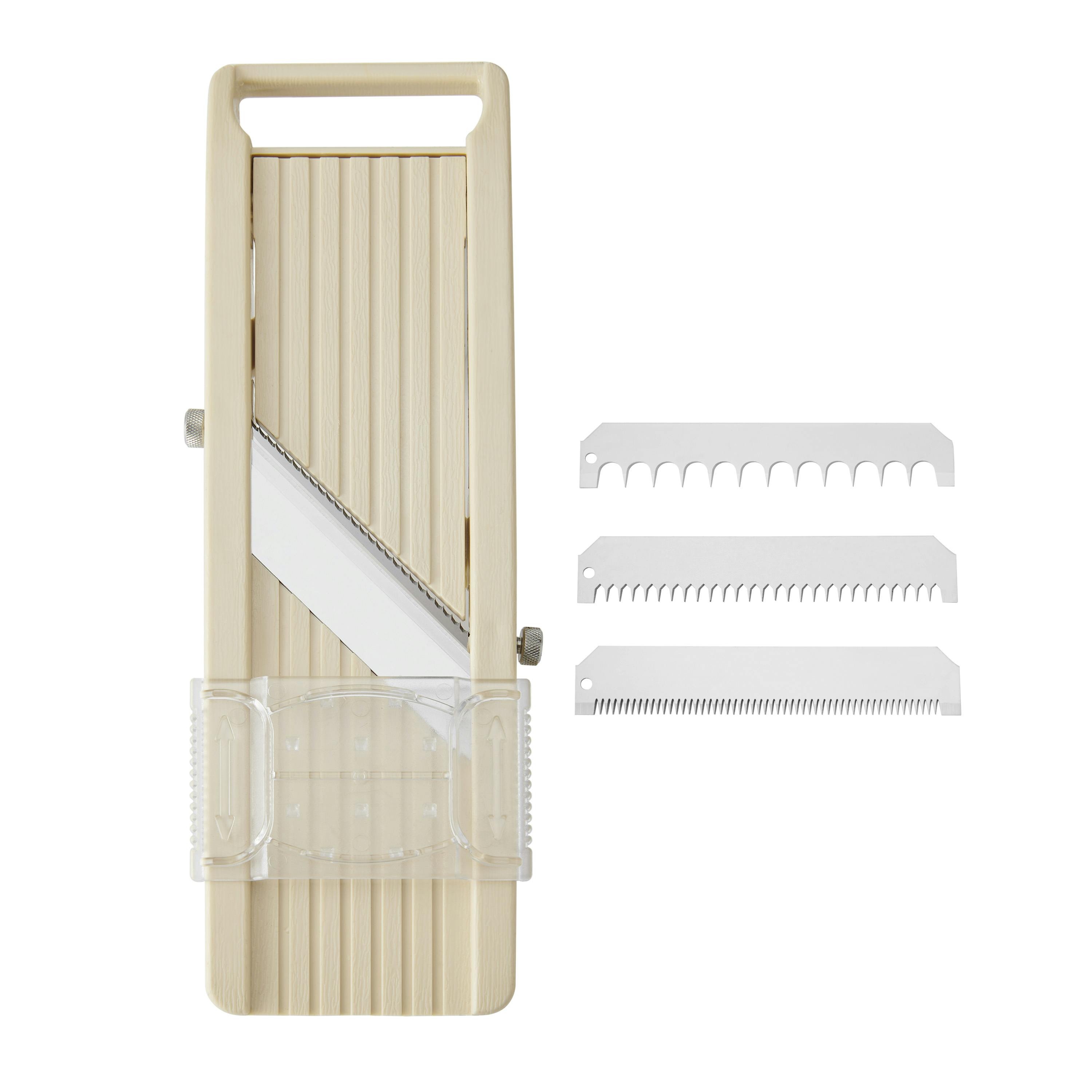 Rackhams Cream Japanese Mandoline - Silicone - Mandoline