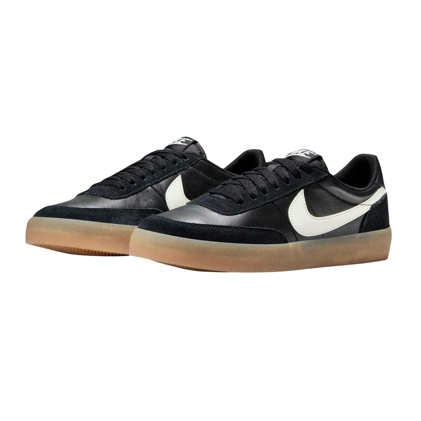 Nike Women's Black Leather Flat Trainers - /Gum - 8.5 Uk - /Gum - 100% Mixed