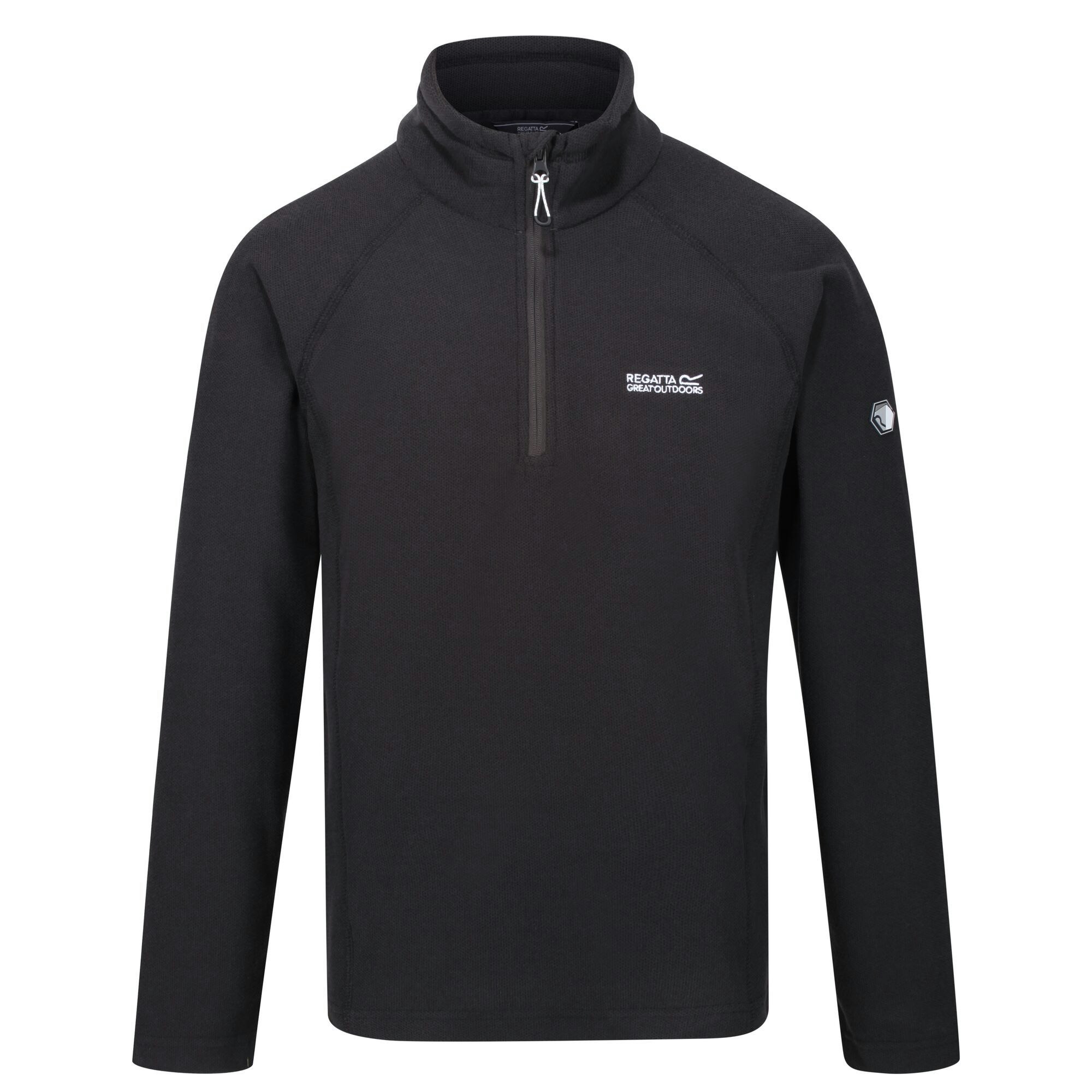 Regatta Men's Great Outdoors Kenger Half Zip Honeycomb Fleece - Ash - Ash - 2XL