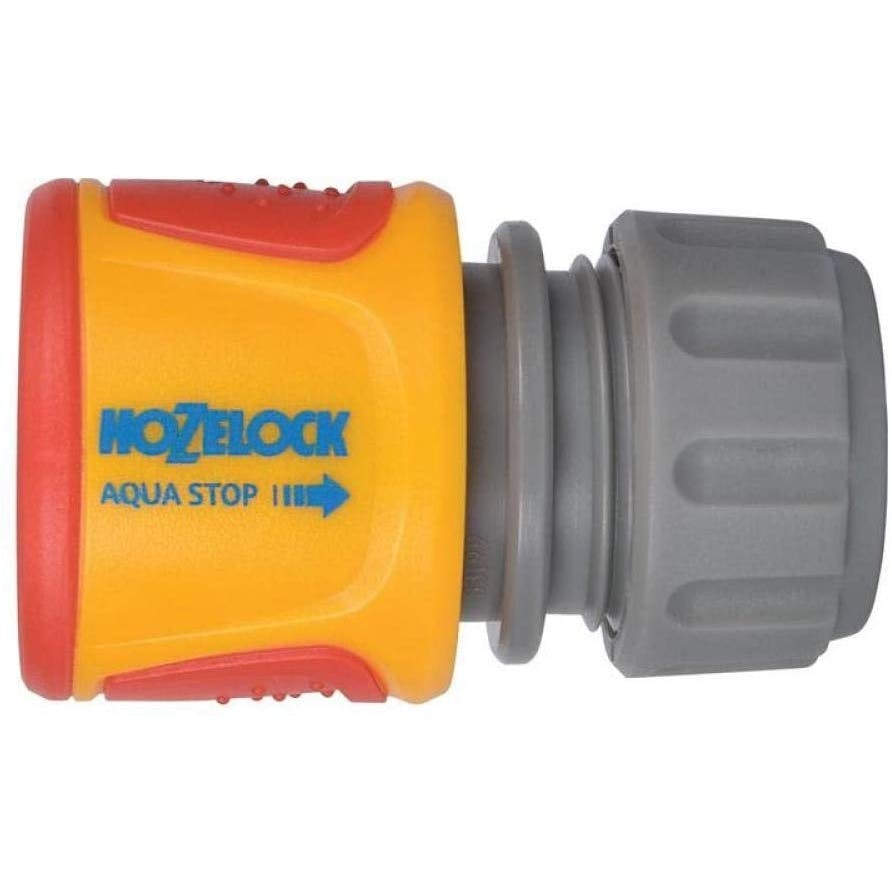 Rackhams Yellow Aquastop Soft Touch Connector Standard - One Size