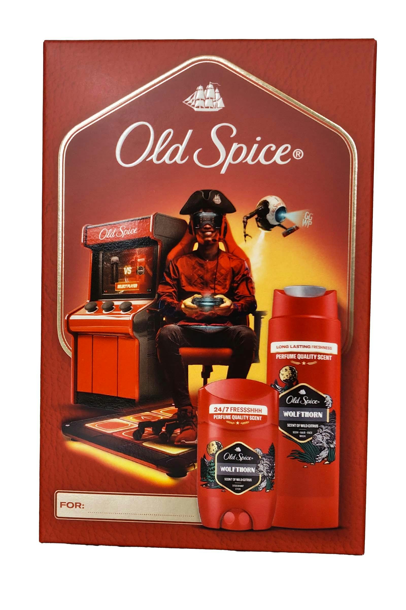 Old Spice Unisex White Wolfthorn Set - Shower Gel/Shampoo 250Ml Deodorant Stick 50Ml In | Size: 300Ml - Image 5