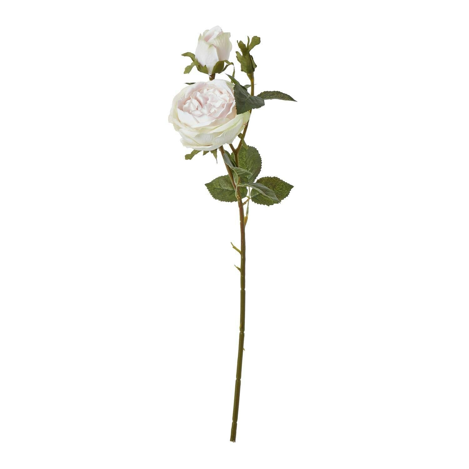 Hill Interiors Pink The Natural Garden Collection Rose Artificial Flower - One Size - 100% Mixed