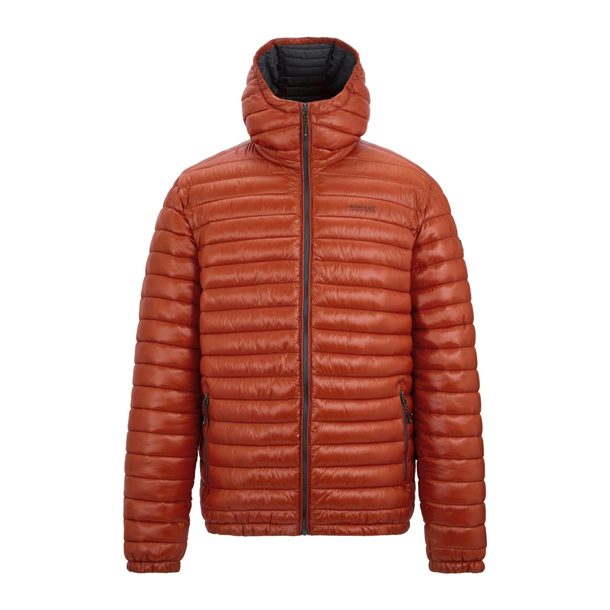 Regatta Men's Hurden Padded Jacket - Brick - L - Brick - 100% Polyamide