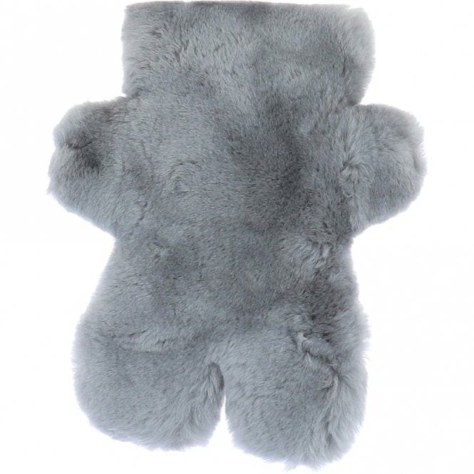 Fenland Grey Water Bottle: Teddy - 1 Liters - Sheepskin