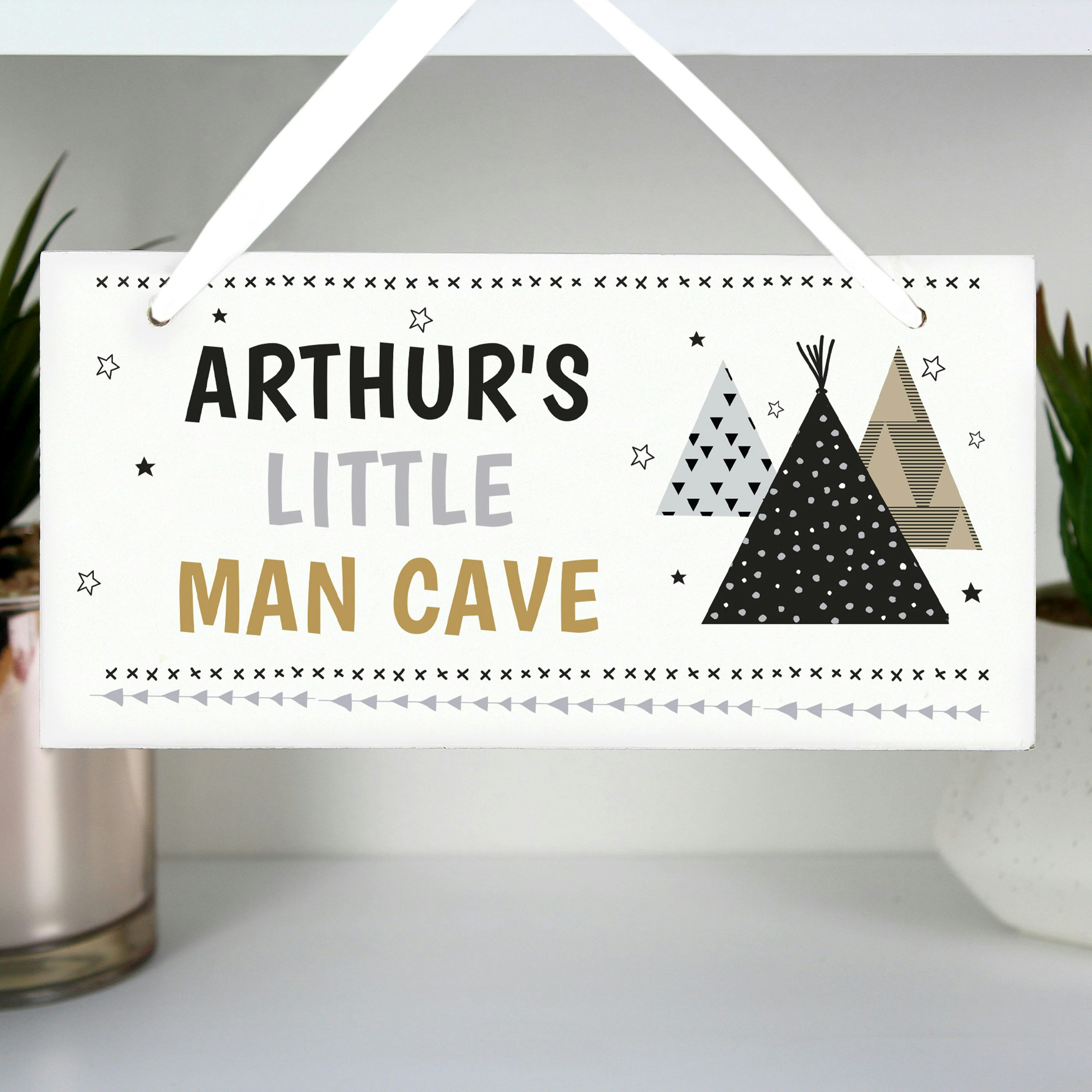 Personalised Memento Company Personalised Wigwam Wooden Sign