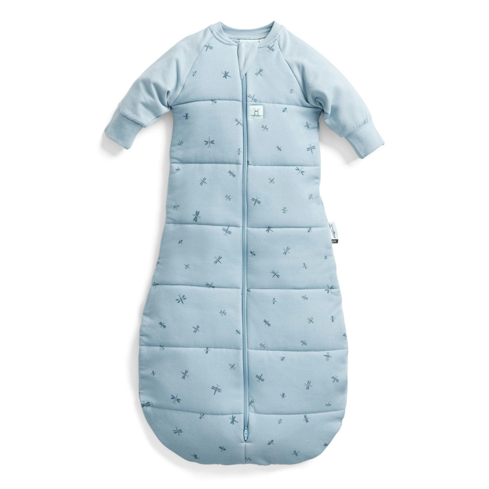 Ergopouch - Organic Winter Jersey Sleeping Bag - Dragonflies - 3.5 Tog - 03-12M