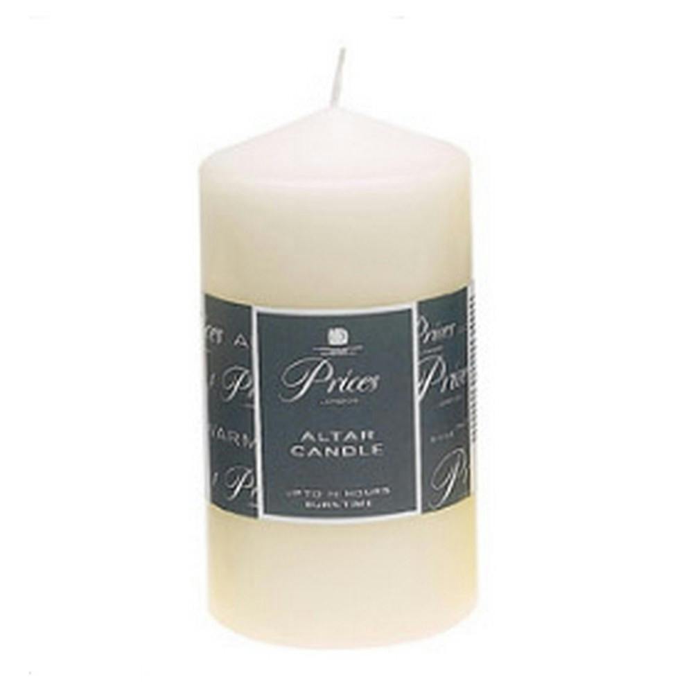 Prices Candles White Altar Candle - 15Cm - 100% Synthetic