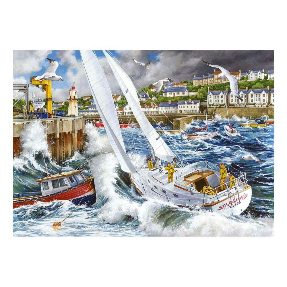 The House Of Puzzles Storm Chased 500 Piece Jigsaw Puzzle