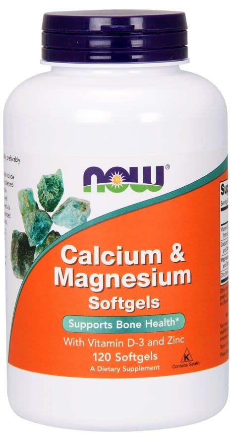 iHerb UK - Now Foods , Calcium & Magnesium With Vitamin D3 And Zinc, 120 Softgels - Image 7