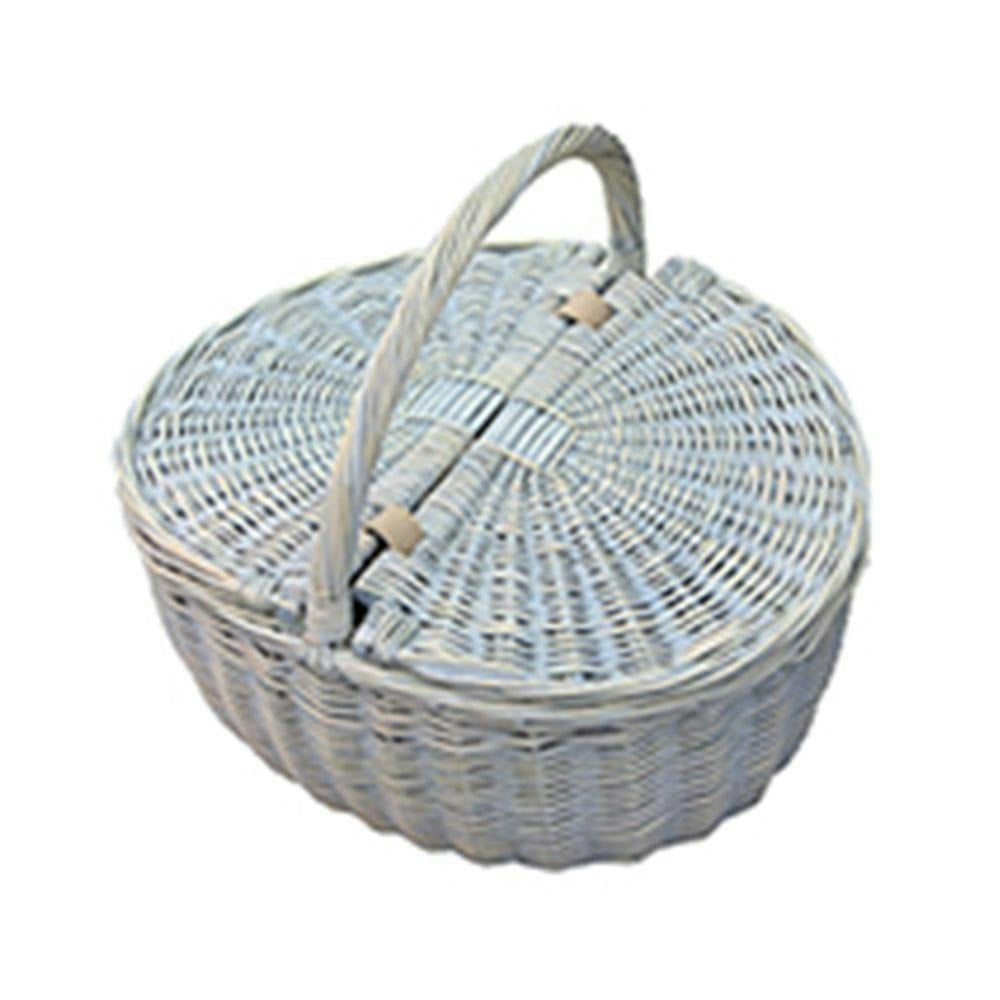 Red Hamper Provence Double Lidded Empty Picnic Basket