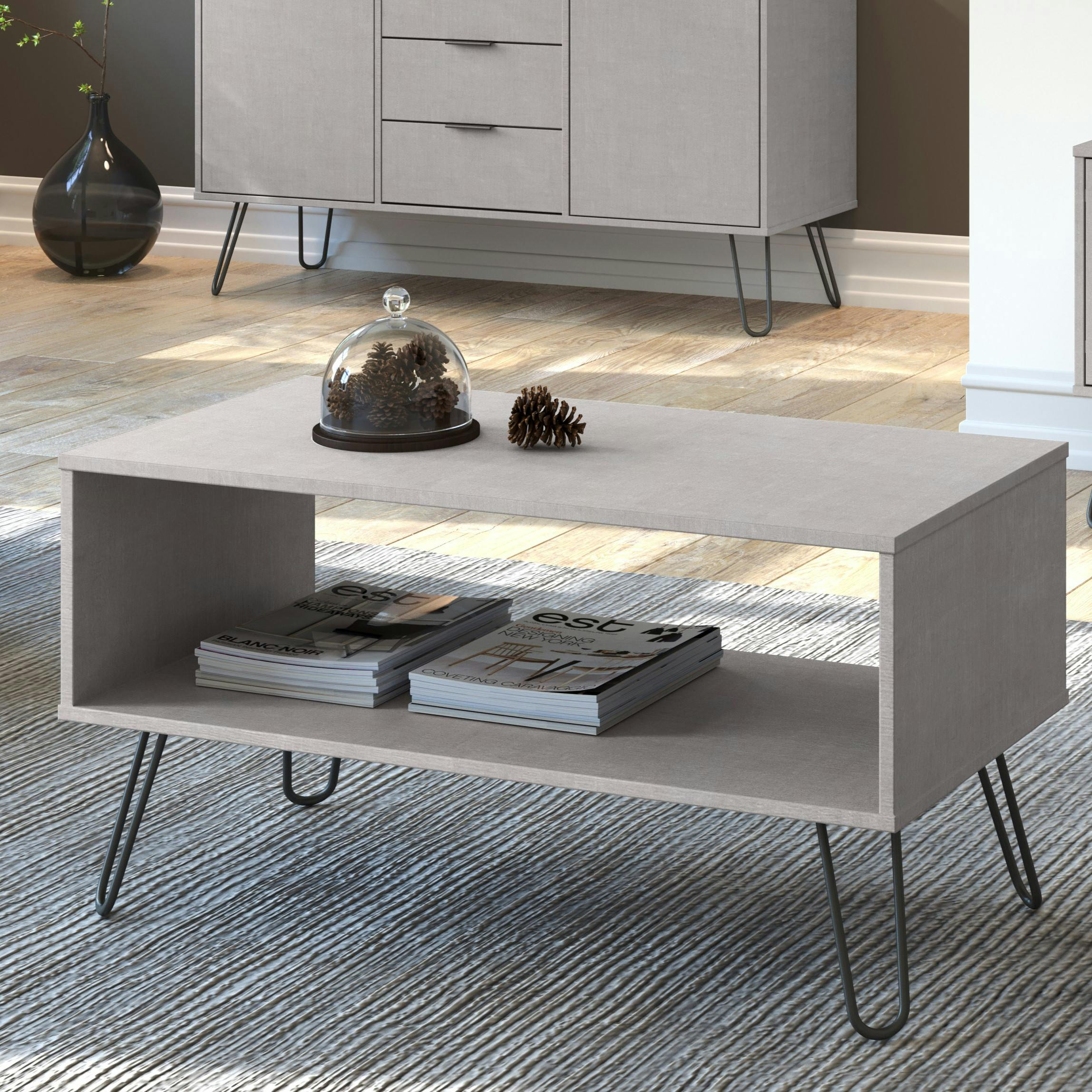 Core Products Grey Augusta Open Coffee Table