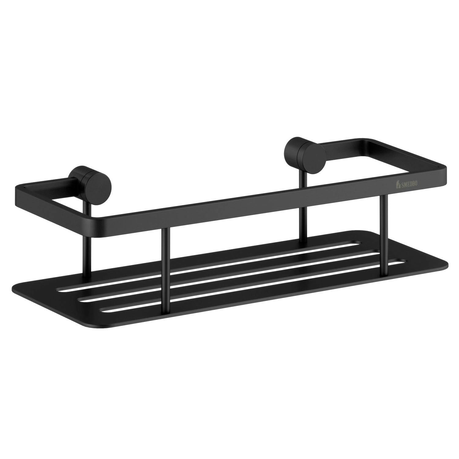 Rackhams Black Matt Shower Basket