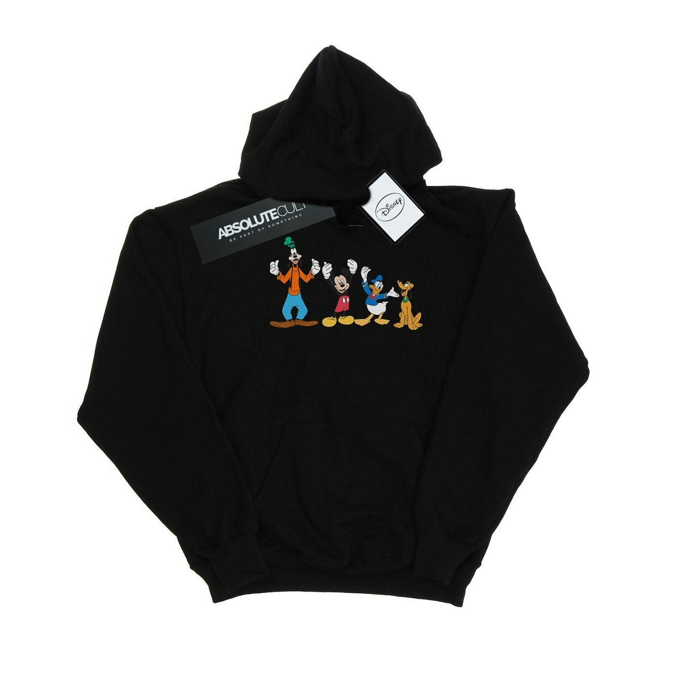Disney Men's Black Mickey Mouse Friends Hoodie - Xxl