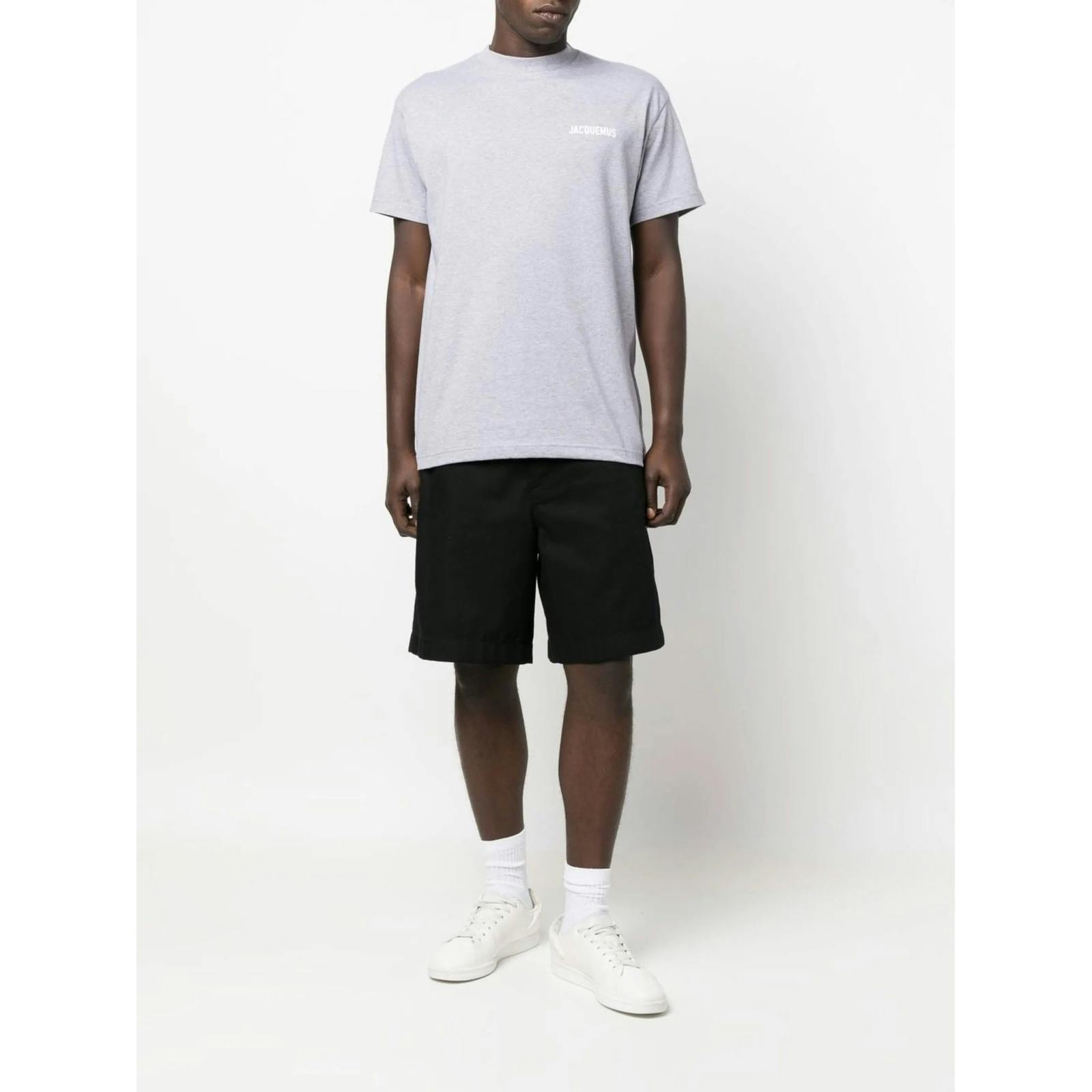 Jacquemus Grey Le Logo T-Shirt In - M