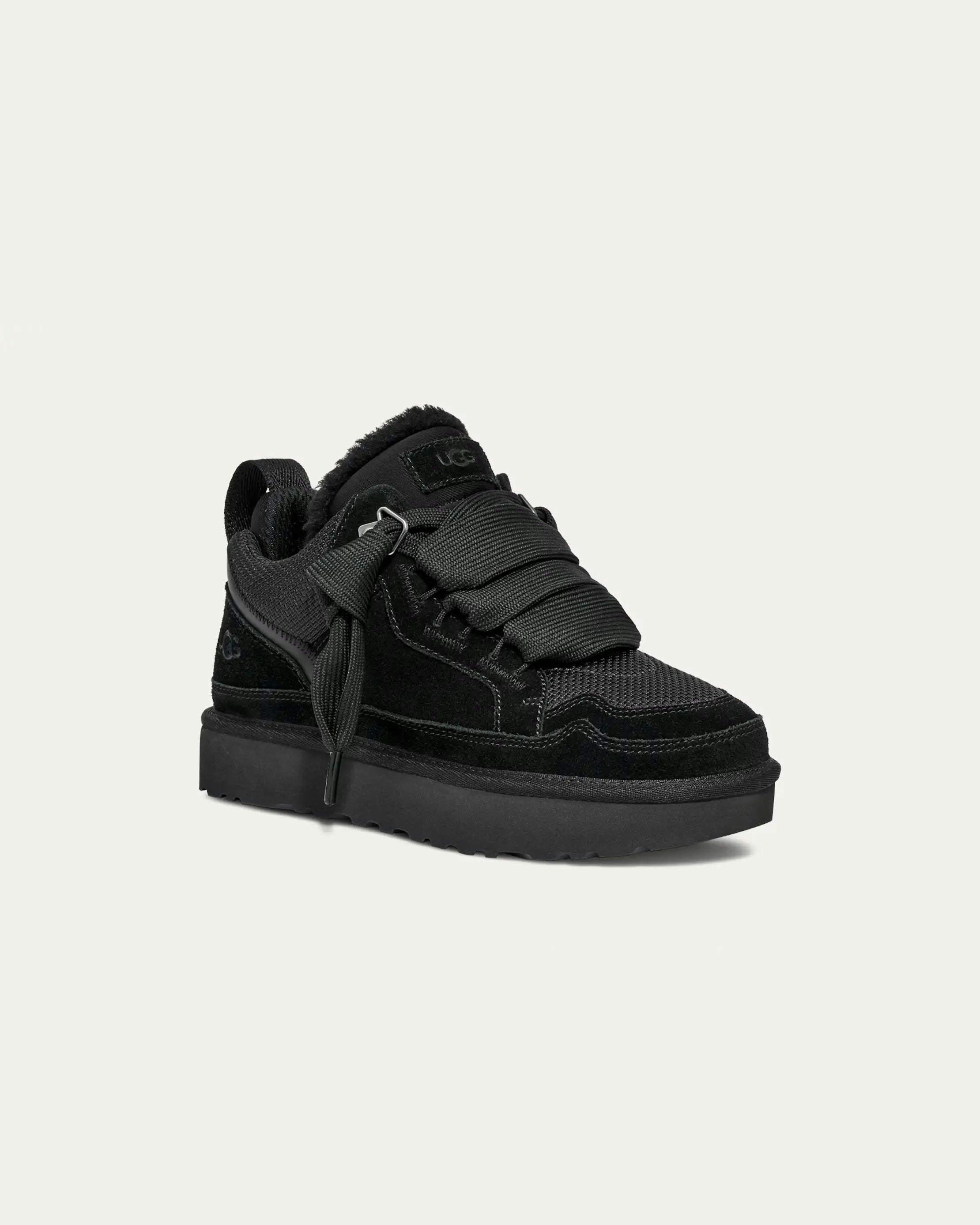 Ugg Women's Black Lowmel Trainers - Uk5 Eu38 Us7