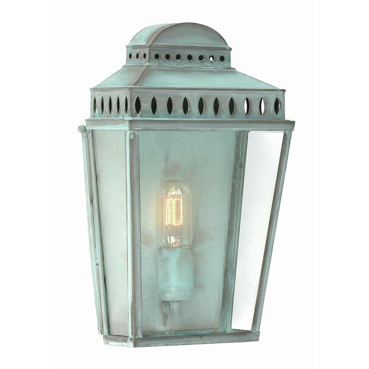 Rackhams Light Outdoor Ip44 Wall Sconce Verdigris Led E27 100W Bulb External D01944