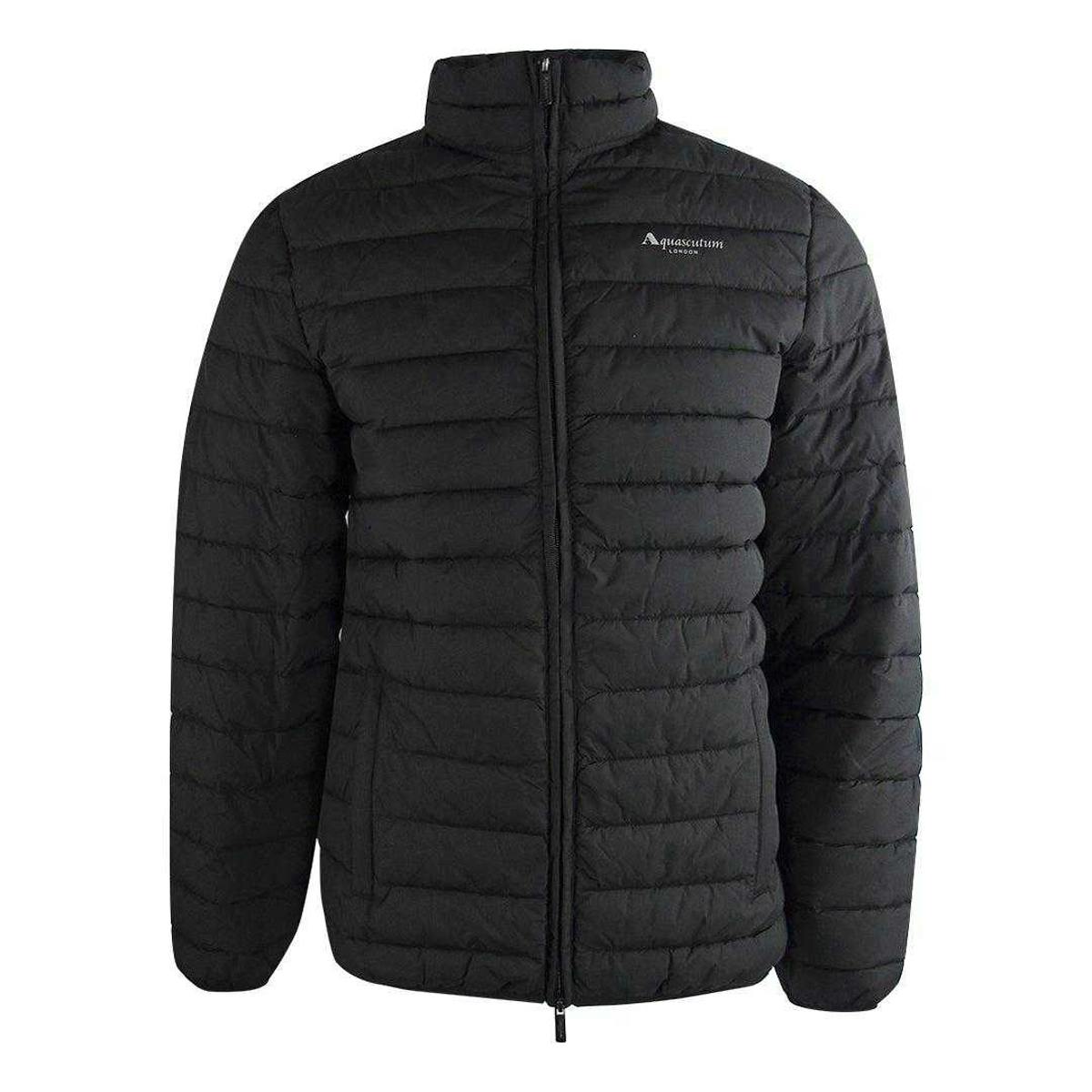 Aquascutum Men's Black Active Hunter Jacket - Xl - 100% Polyester