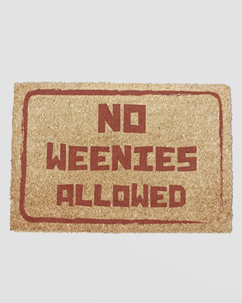 Artsy Doormats No Weenies Allowed Doormat (60 X 40Cm)