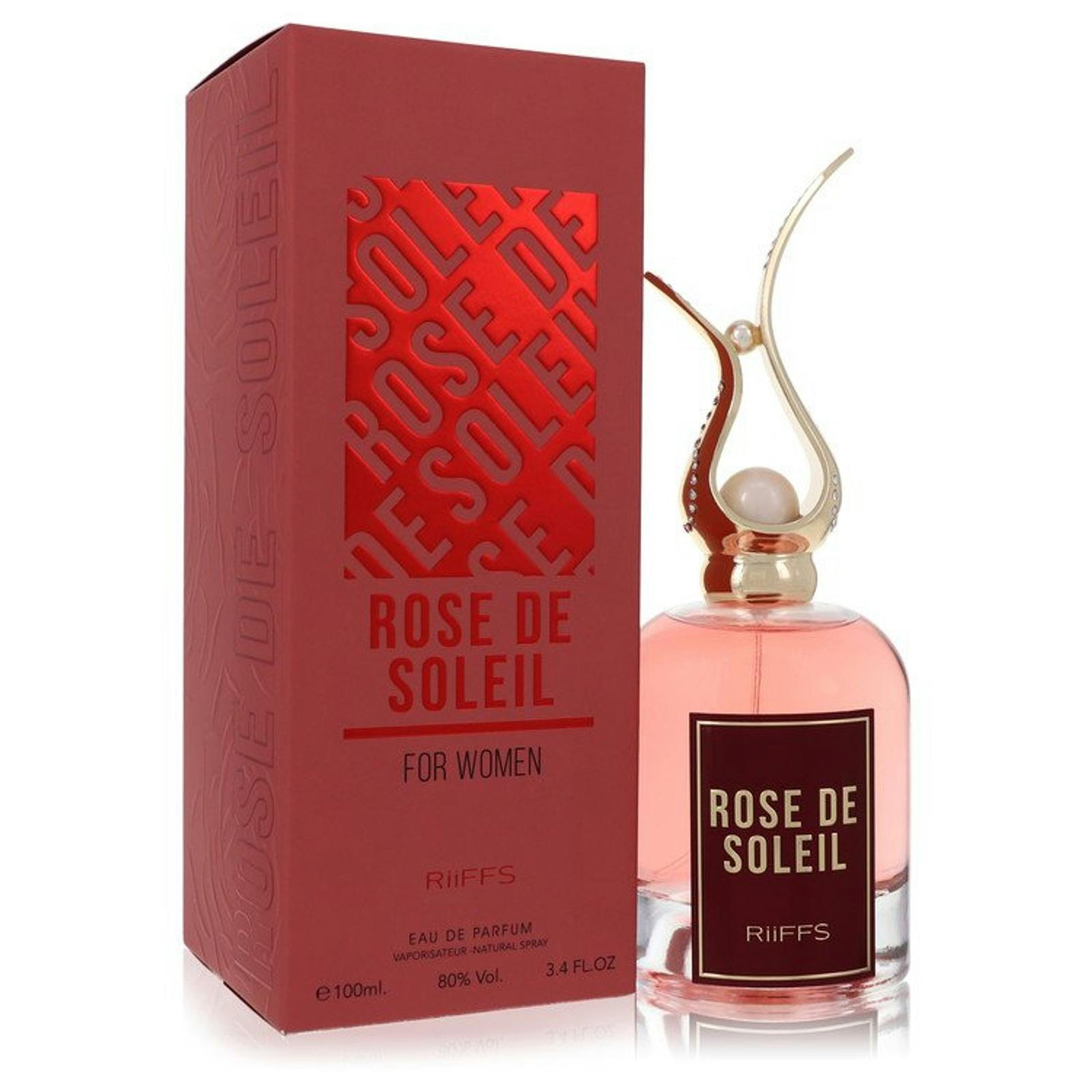 Riiffs Women's Pink/Gold Rose De Soleil Eau De Parfum 100 Ml - 100 Ml