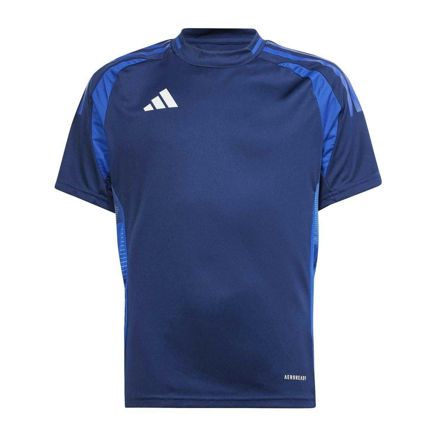 Adidas Blue Kids Tiro 24 T-Shirt - Royal - 13 Years - Royal - 100% Polyester