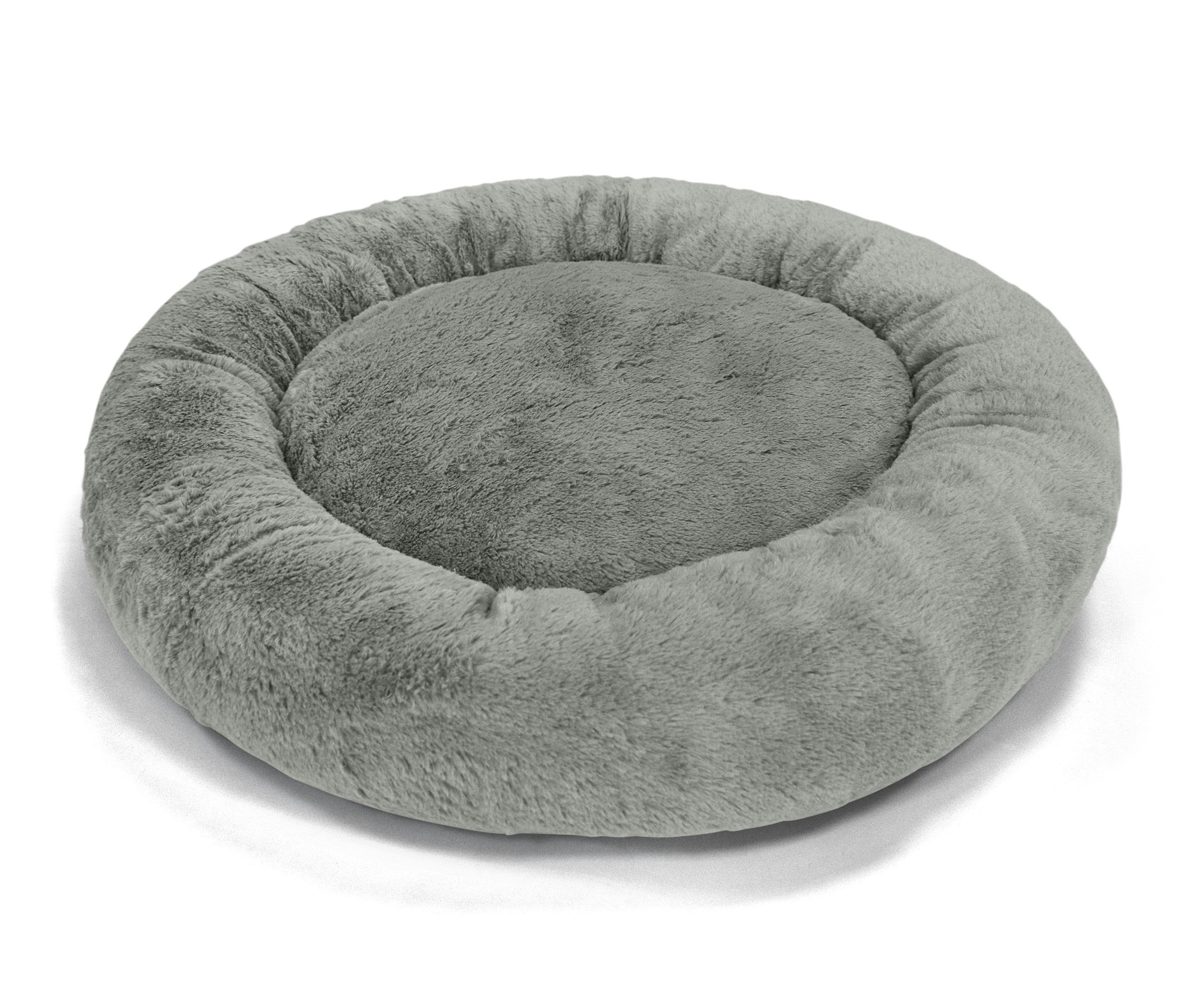 Pet Winks Grey Round Alaska Cuddler Pet Bed - 60Cm X 40Cm - One Size