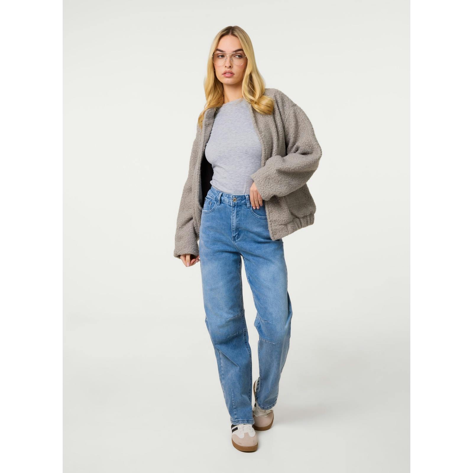 Pink Vanilla Pink/Light/Blue Vanilla Washed Denim Jeans - Uk 12