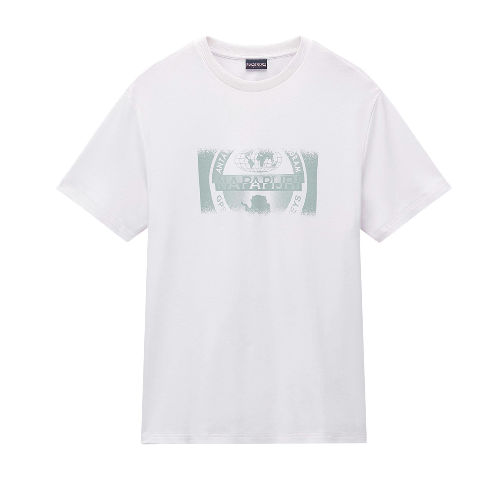 Napapijri White Vanni Graphic T-Shirt - Small