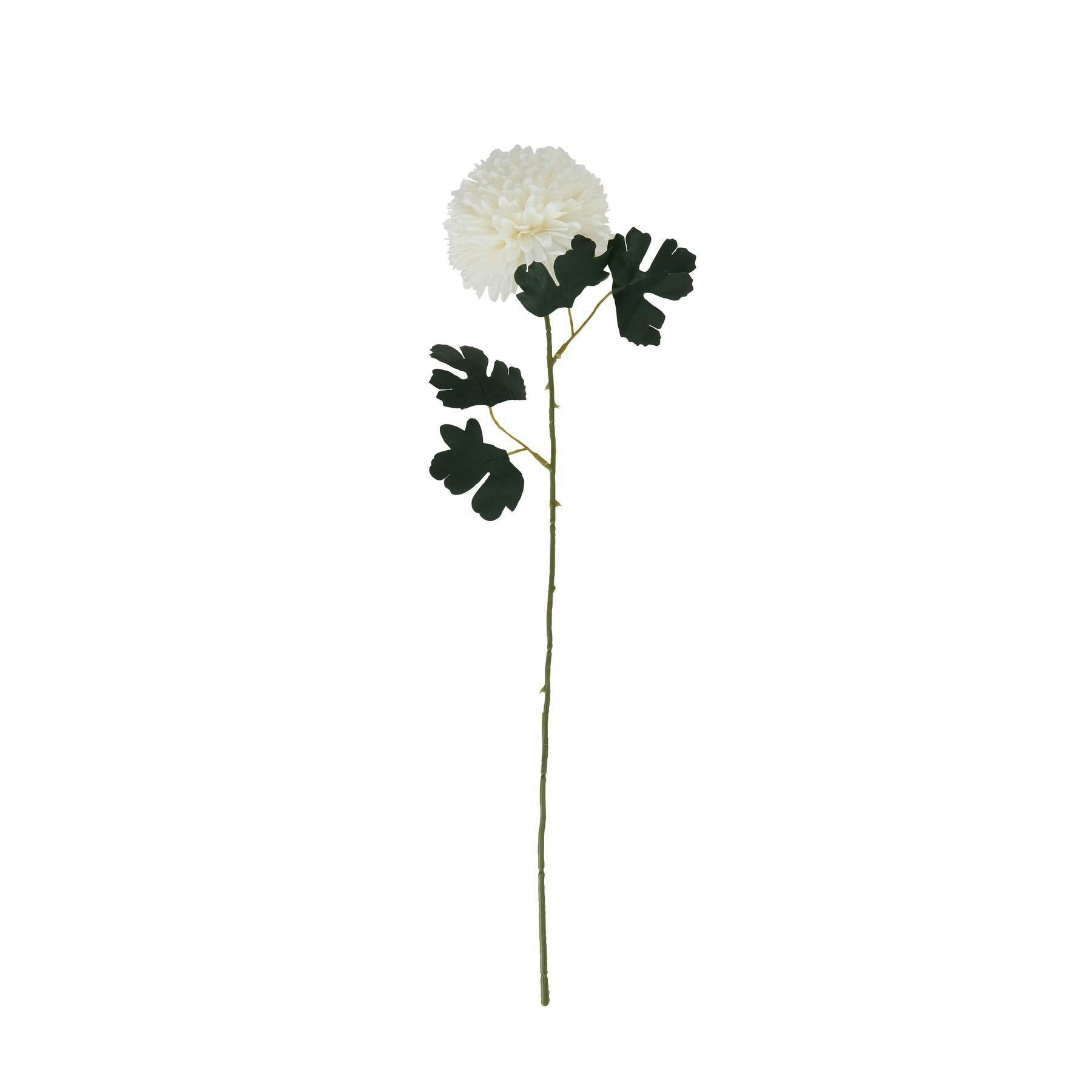 Hill Interiors White Chrysanthemum Artificial Flower - One Size