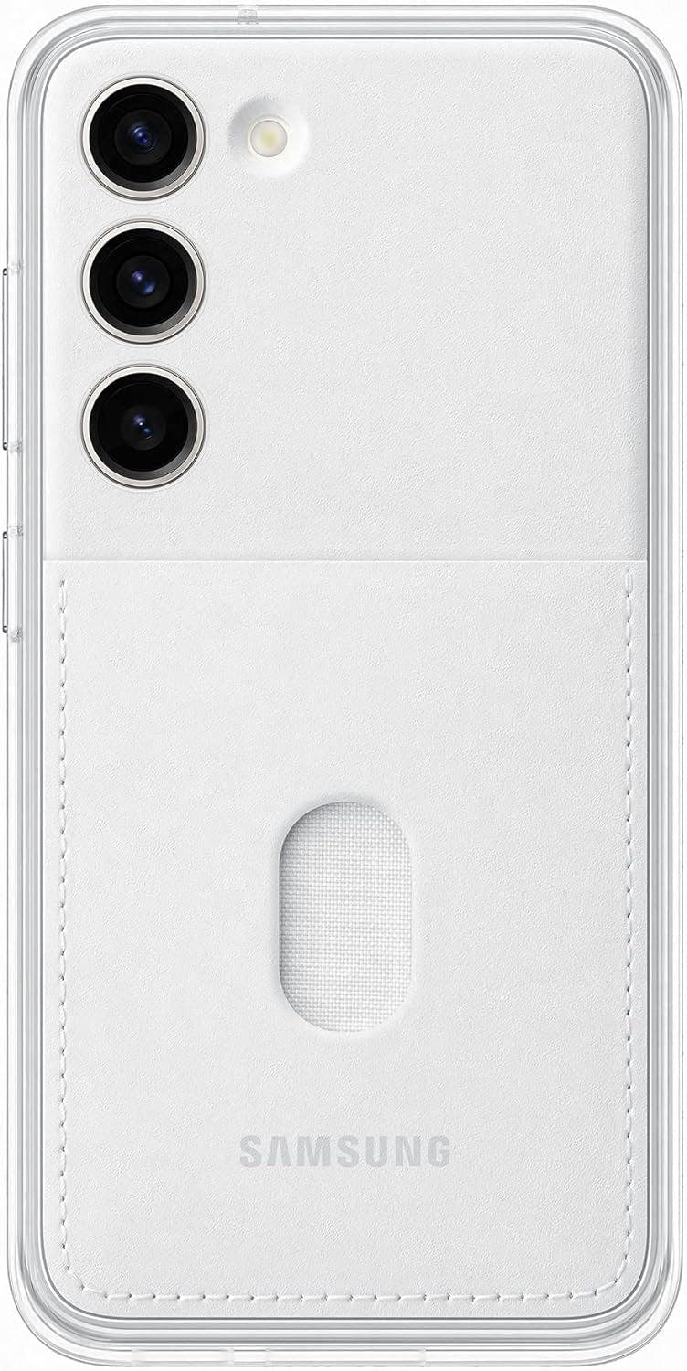 Rear Case For Samsung Galaxy S23 Changeable Card-Holder Original Samsung White - Image 2